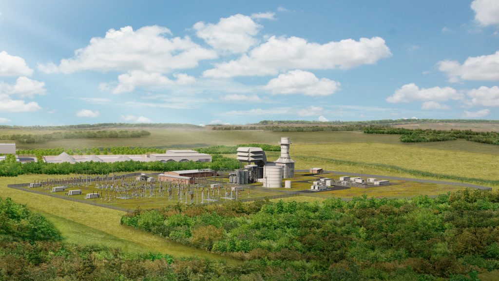 Artist's impression of Millbrook Power