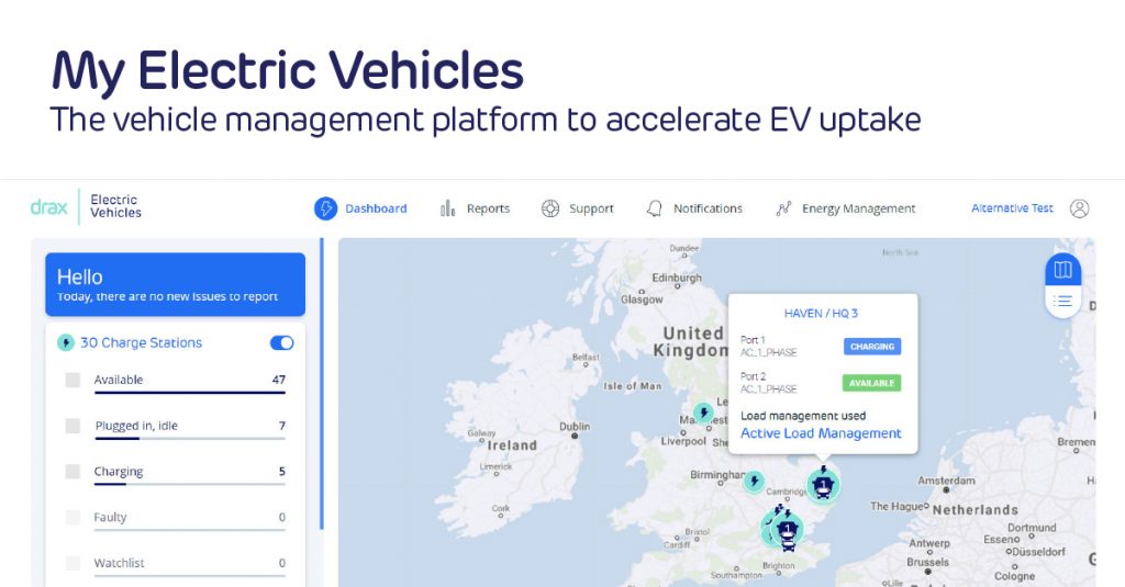 Drax launches new platform to accelerate electric vehicle uptake Drax UK