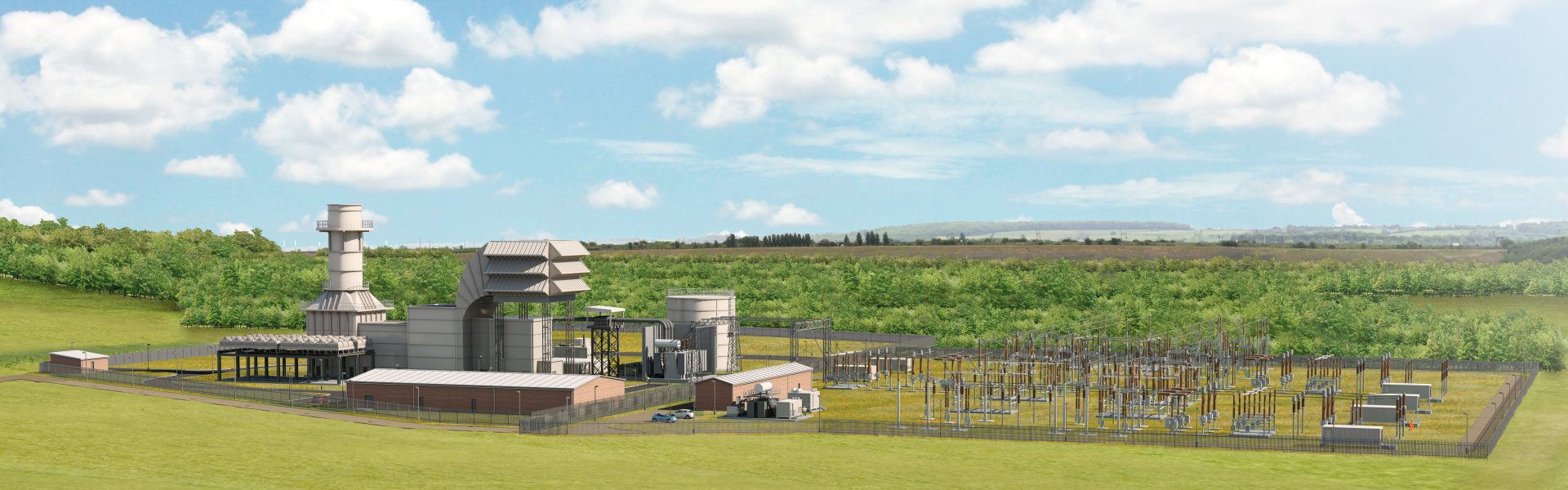 Artist's impression of Millbrook Power