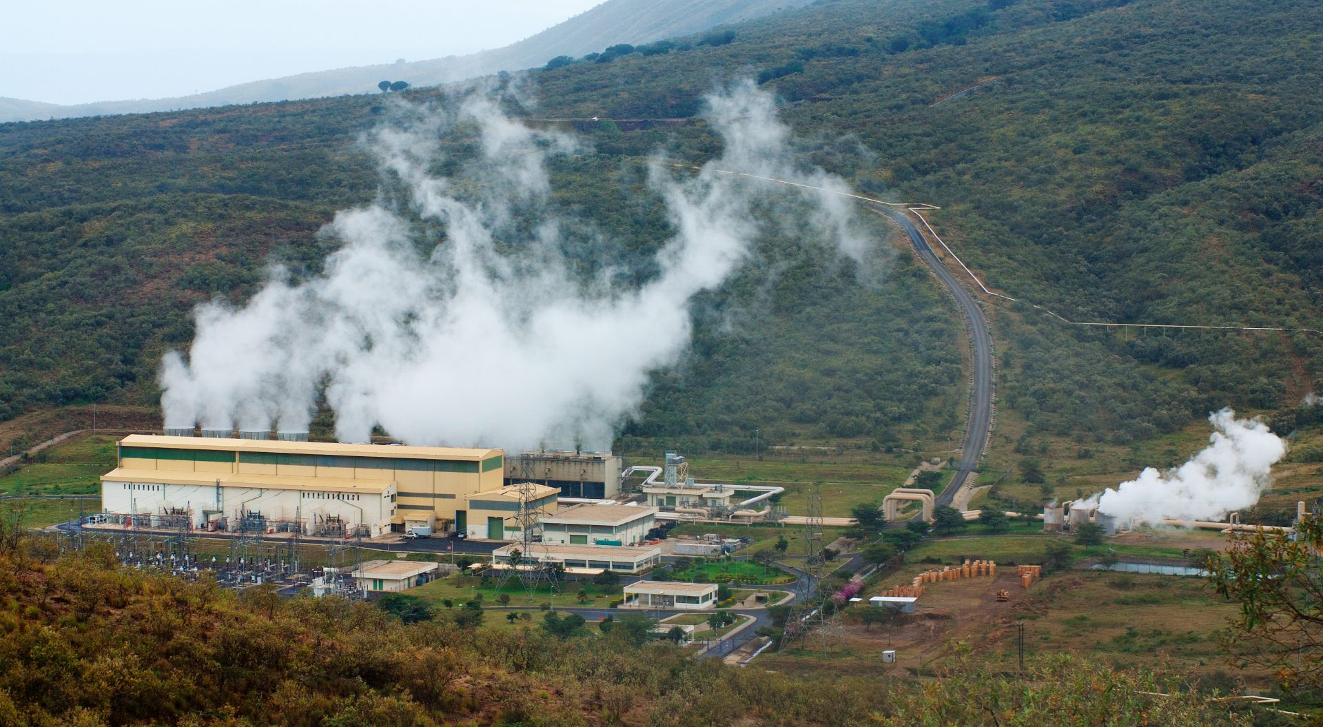 Olkaria II geothermal power plant in Kenya - Drax