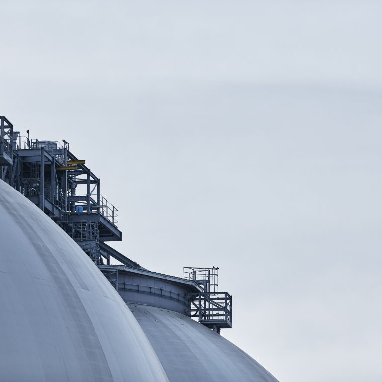 Biomass domes at Drax Power Station